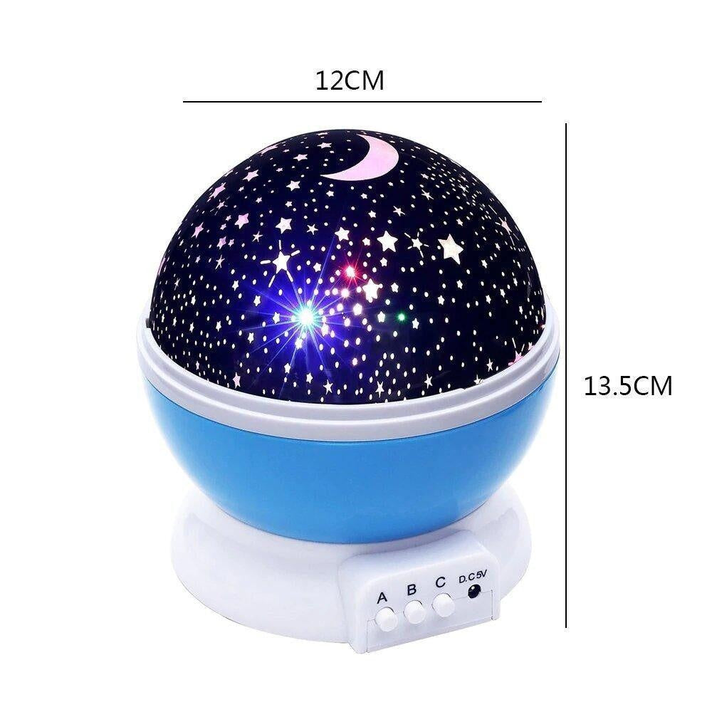 Originelles Geschenk: Kosmos Sterne Projektorlampe, LED Nachtlicht, ideal für Kinderzimmer & Schlafzimmer Deko.
