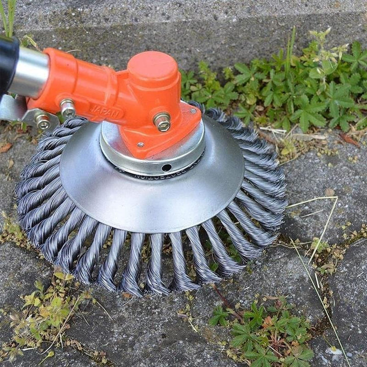 Robuster Elektrorasenmäher mit langlebigem Stahlgehäuse, ideal für Heimwerker und pflegeleichte Rasenpflege.