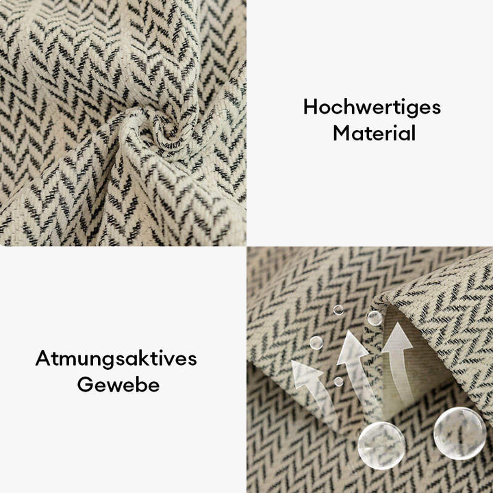 Gemütlicher Chenille Sofabezug im Fischgrätenmuster, elegant und kratzfest, schützt Ihr Sofa optimal.