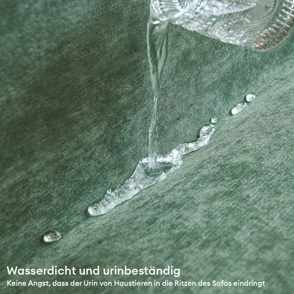 Wasserdichte Sofadecke in modernem Design, schützt Möbel vor Flecken, Tierhaaren & Abnutzung.