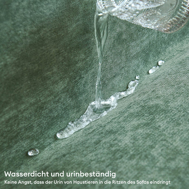 Wasserdichte Sofadecke in modernem Design, schützt Möbel vor Flecken, Tierhaaren & Abnutzung.