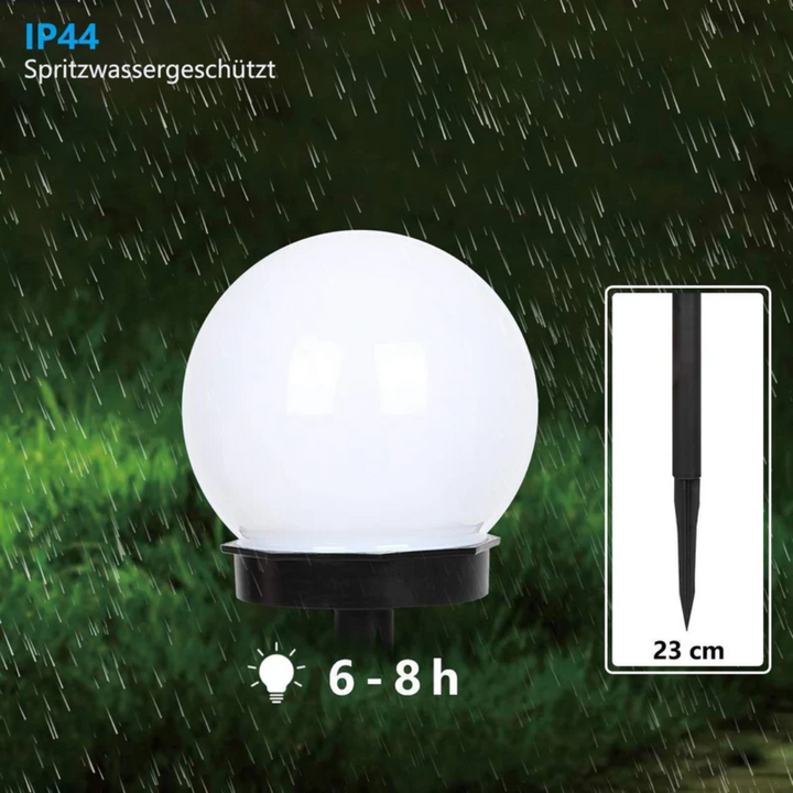 Wasserdichte Solarlampen (3er-Set) für den Gartenweg, LED-Gartenbeleuchtung für Außenbereiche.