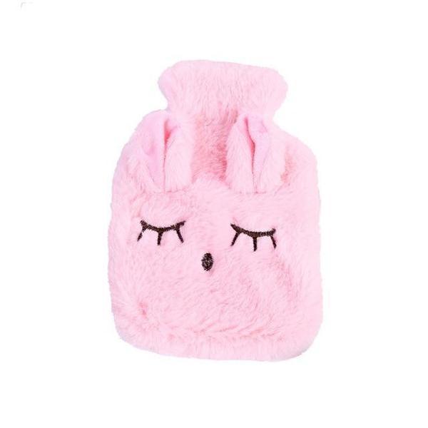 Wohltuende Plüsch-Wärmflasche als Hase; ideal zur Schmerzlinderung, Entspannung & zum Aufwärmen im Winter.