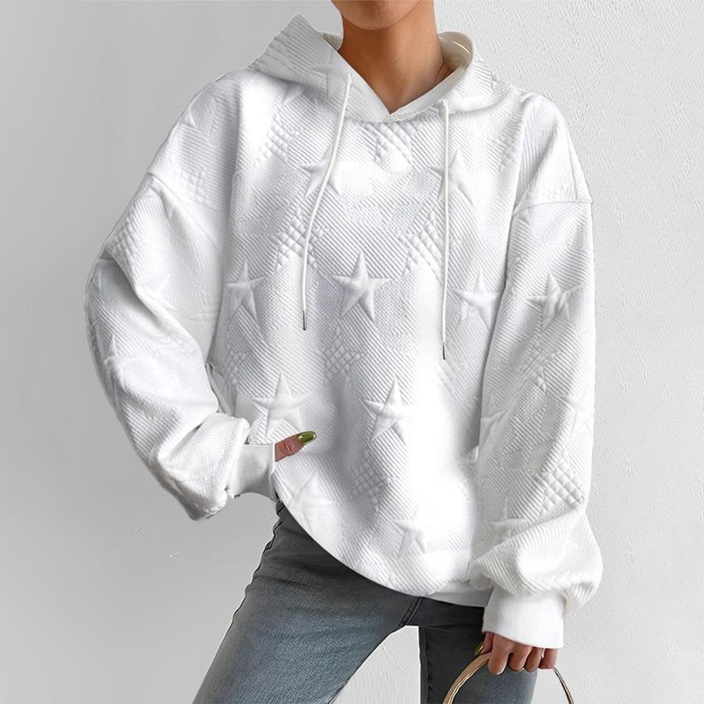 Einfarbiges Damen Kapuzen-Sweatshirt, kuschelig und bequem. Perfekter Kapuzenpullover für Freizeit und kalte Herbst- & Wintertage.