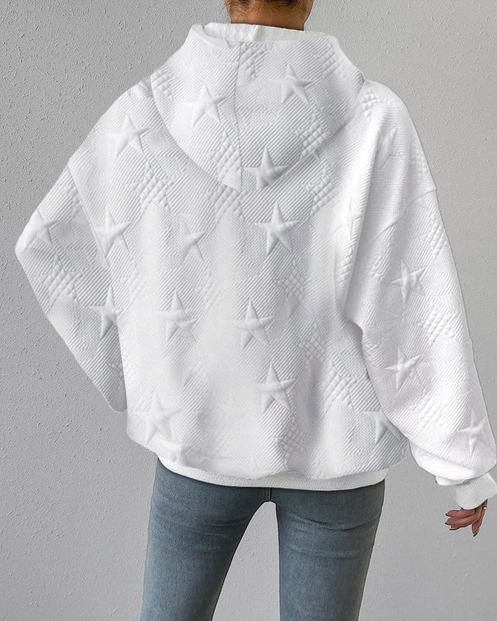 Weiches, stilvolles Damen Kapuzen-Sweatshirt mit Relaxed Fit. Bequemer einfarbiger Kapuzenpullover, ideal für gemütliche Herbsttage.