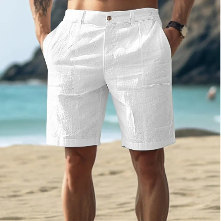 Lässige Herren Sommershorts mit Kordelzug für hohen Komfort an warmen Tagen, ideal für Freizeit & Urlaub.