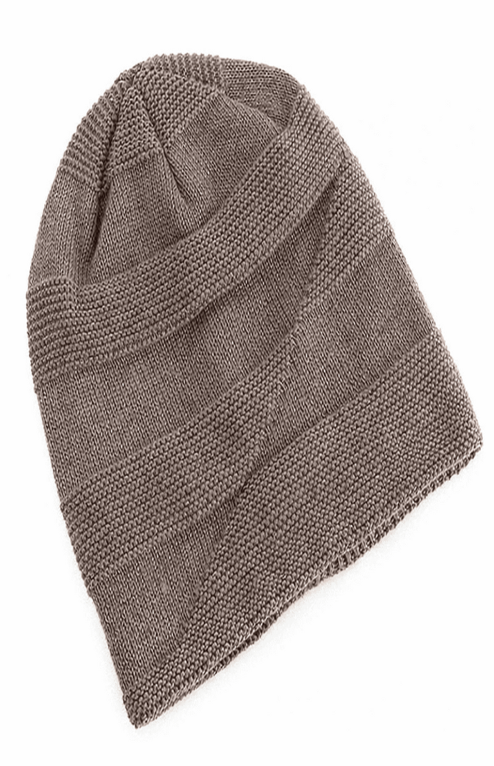 Grob gestrickte Unisex Slouchy-Beanie "Imogen" für Wärme und Komfort an Herbst- & Wintertagen.