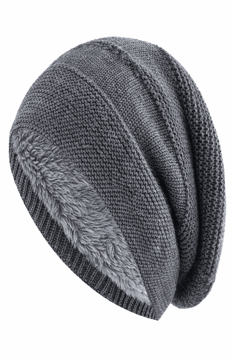 Modische Unisex Slouchy-Strickmütze "Imogen", ideal als wärmende Wintermütze für jeden Tag.