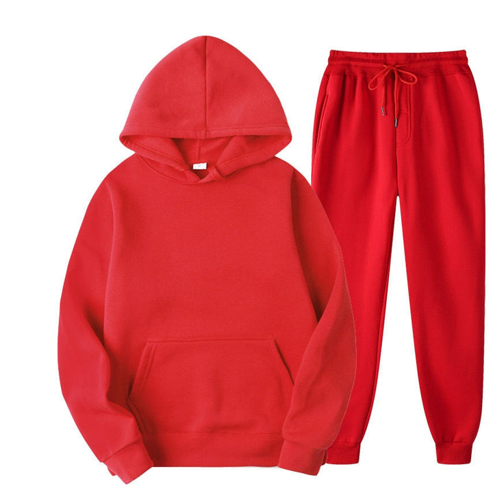 Komplettes Senn Jogger Sport-Outfit für Männer. Praktisches Set für einen stimmigen und bequemen Look.