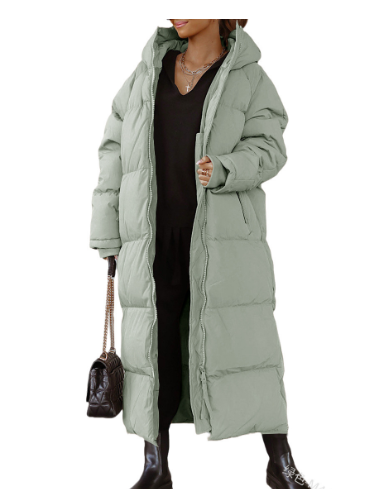 Hochwertige lange Damen-Daunenjacke "Elise" für den Winter. Modische Oberbekleidung mit viel Wärme.