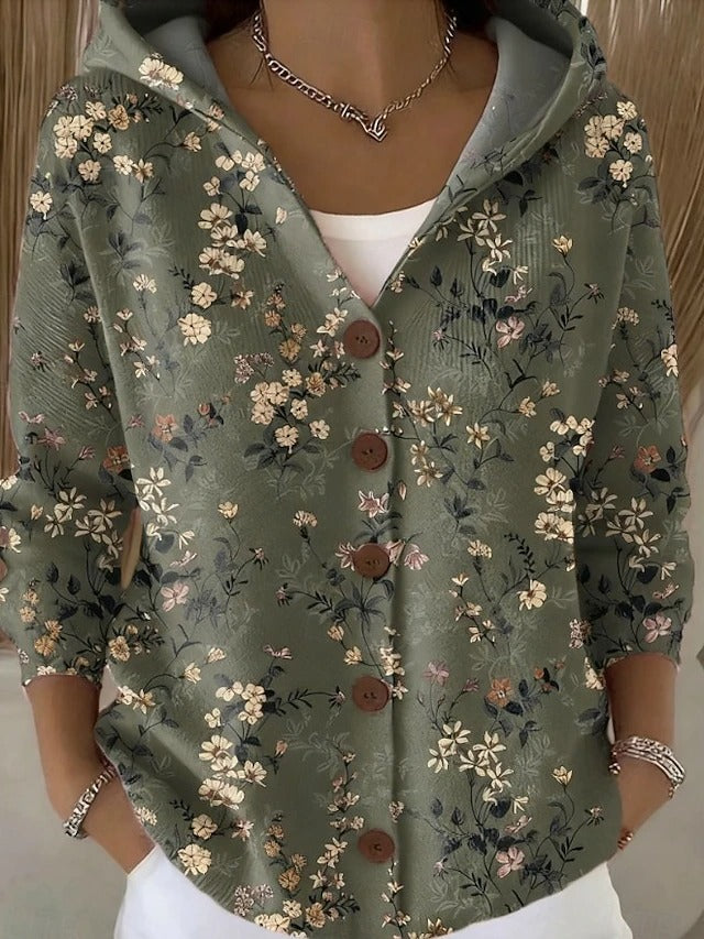 Beiger Damen Lang-Cardigan, gemütlich & stylisch. Künstlerische Strickjacke für Herbst/Winter, auch in Gelb verfügbar.