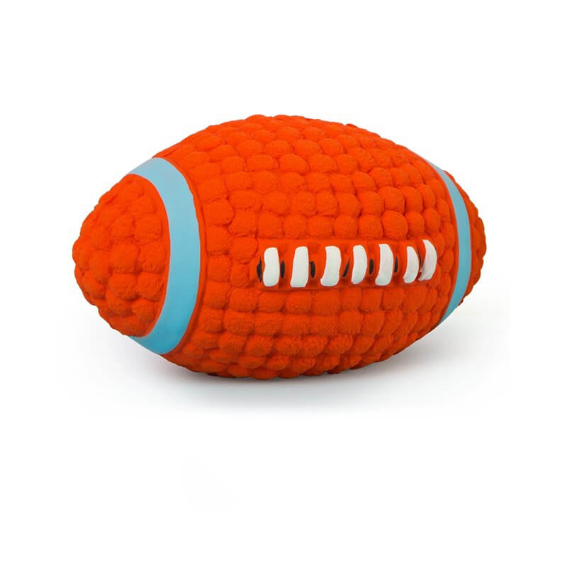 Langlebiger, quietschender Latexball, optimales Hundezubehör für aktive Hunde und ihr Spielvergnügen.