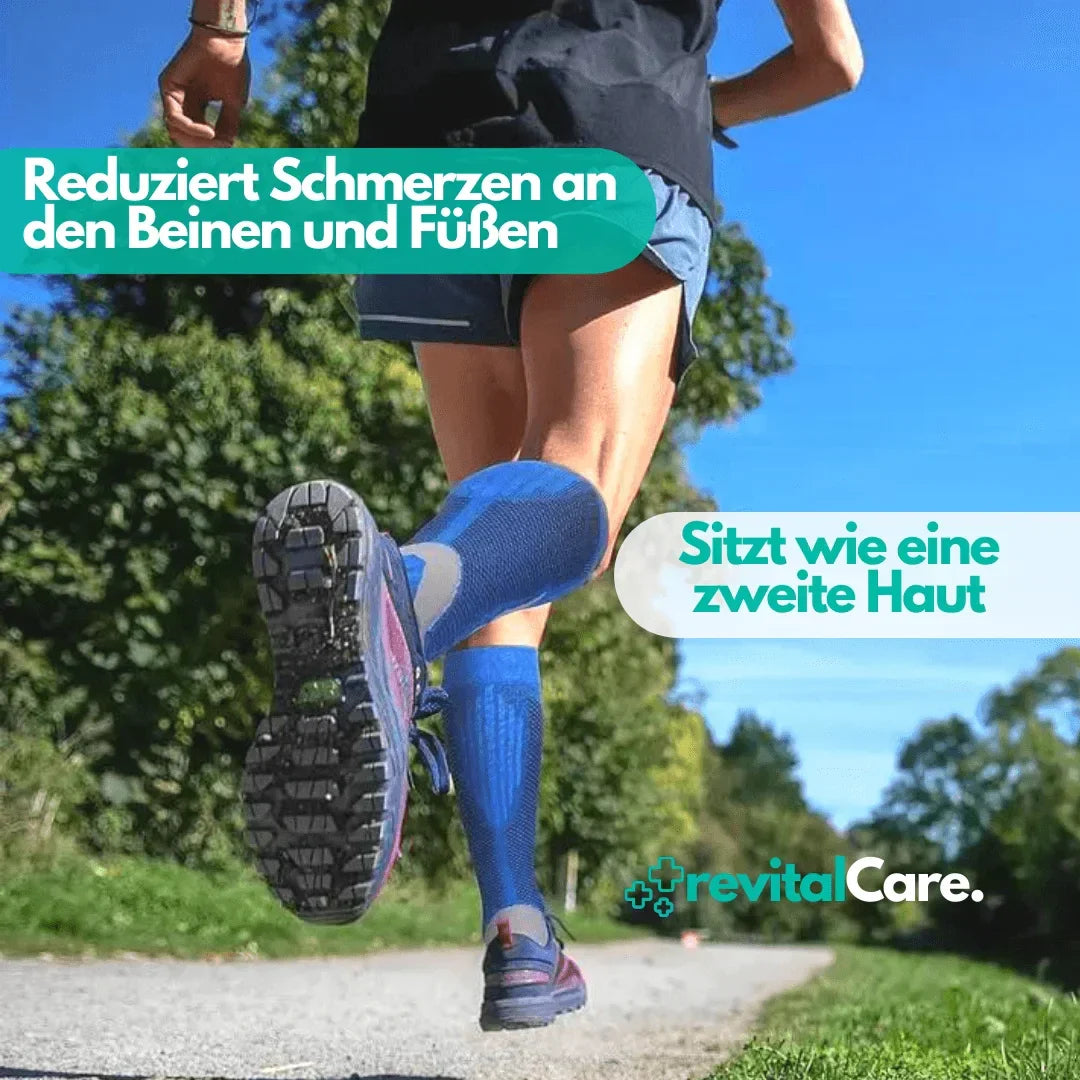 Hochwertige Unisex Socken für Sportler, unterstützen die Regeneration und Vitalität.