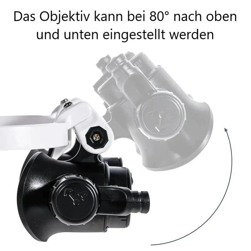 Detailarbeit leicht gemacht: LED Brillenlupe als Vergrößerungsbrille für Uhrmacher & Elektronikreparatur.