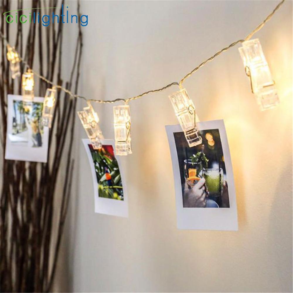 Geschenkidee: LED Clip Lichterkette mit Clips, warmweißes Licht, für Fotos, Deko & besondere Anlässe.