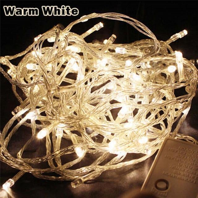 Lange LED Lichterkette für beeindruckende Weihnachtsbeleuchtung & festliche Outdoor-Deko.