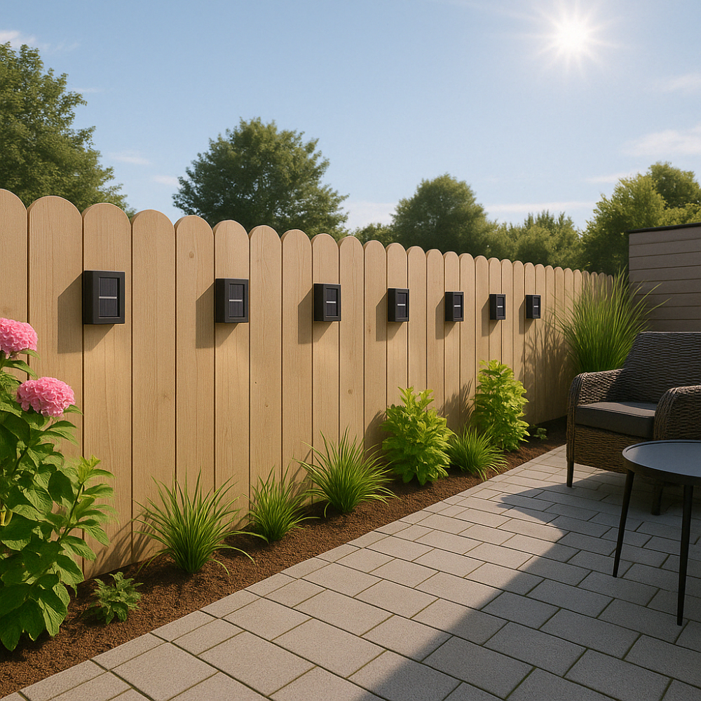IP65 wetterfeste LED Solar Gartenlampe zur Wandbefestigung, langlebig & wartungsfrei.