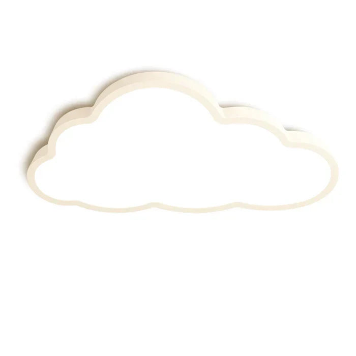 LED Wolken Deckenleuchte für Kinderzimmer. Weiße Acryl Kinderlampe, warmweißes Licht für Spiel- & Schlafzimmer.