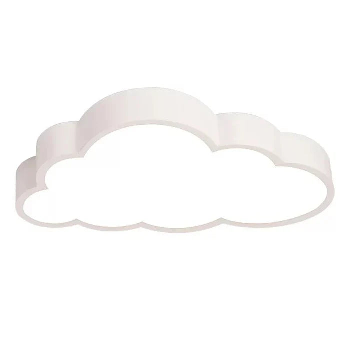 Helle LED Wolkenlampe, Kinderzimmer-Deckenleuchte. Weiße Acryl Beleuchtung, warmweißes Licht für gemütliches Dekor.