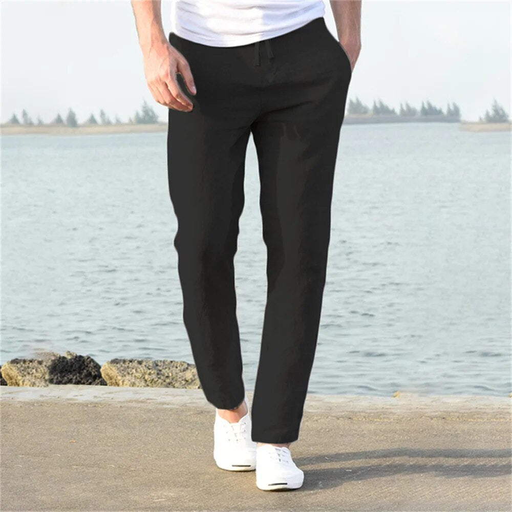 Vielseitige Casual Herren Sommerhose für Alltag & Urlaub, bequem und atmungsaktiv für entspannte Looks.