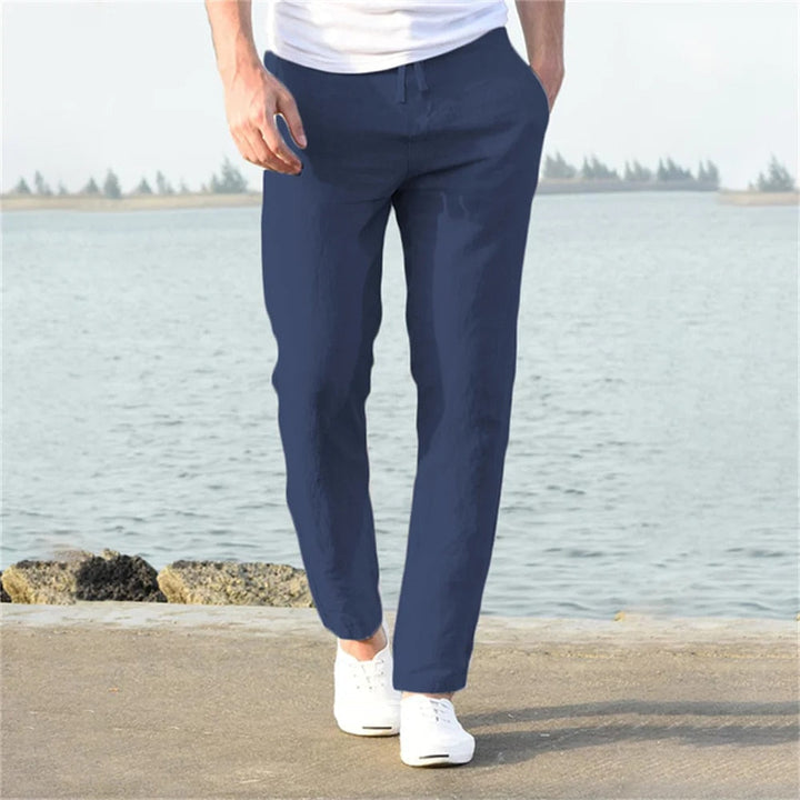 Elegante, leichte Herren Sommerhose, atmungsaktiv & bequem für den Alltag, Freizeit und warme Urlaubstage.