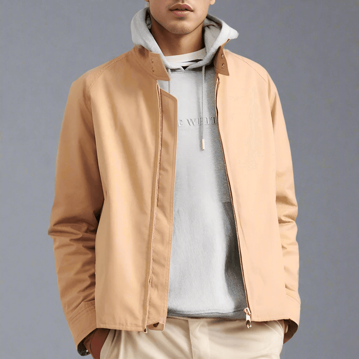 Leichte Herren Sommerjacke, stilvoller Komfort für warme Tage. Ideal für Freizeit und Business Casual Look.