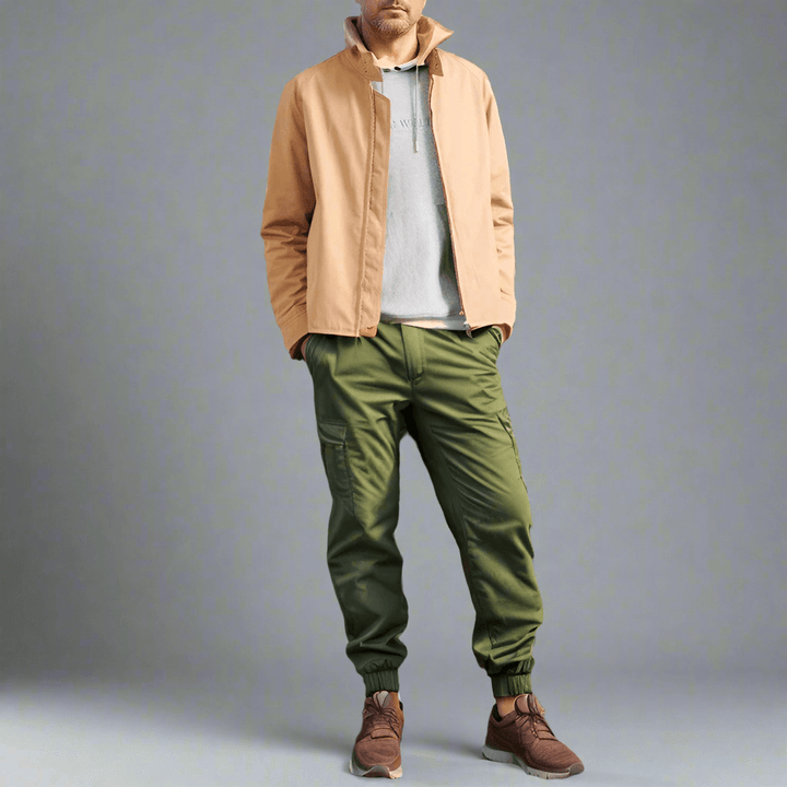 Business Casual Herrenjacke, leichte Ausführung, ideal für warme Tage und stilvolle Auftritte im Frühling.