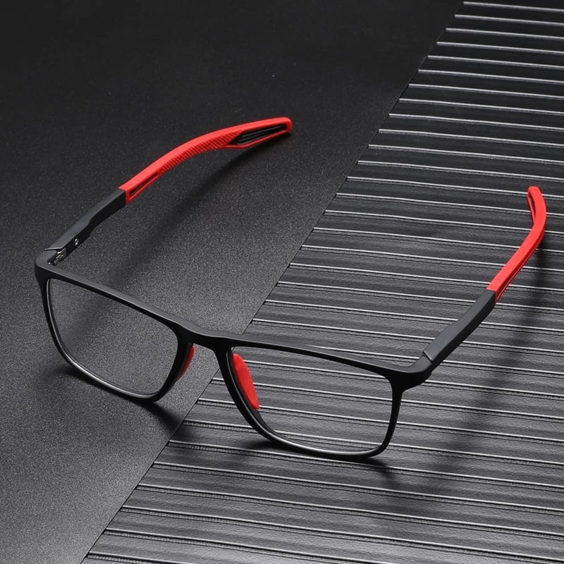 Leichte Herren Sport-Lesebrille mit Blaulichtfilter. Ideal für Presbyopie, komfortabel & modern.