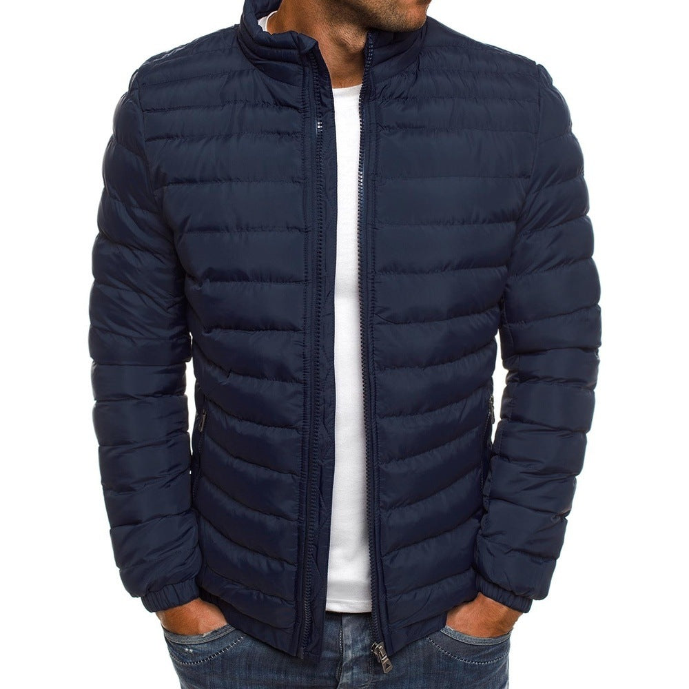 Leichte Herren Steppjacke Nolan für Herbst & Winter; stilvolle, warme Oberbekleidung.
