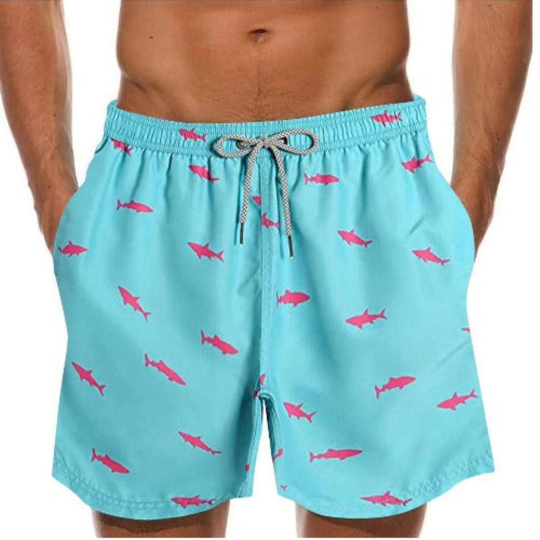 Leichte Herren Strandshorts für Sommer & Freizeit. Schnelltrocknend & komfortabel für Pool, Sport.