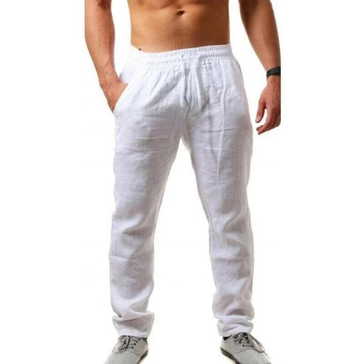 Elegante, leichte Herren Sommerhose. Atmungsaktive Freizeithose für warme Tage, perfekt für stilvolle Männer Mode.