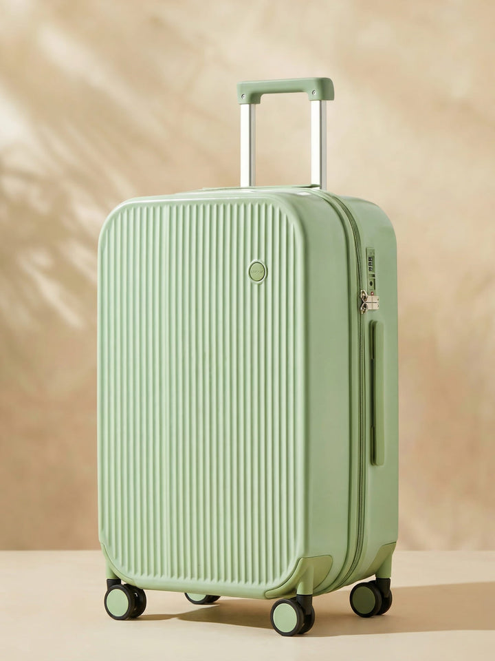 Leichter, robuster Hartschalen-Reisekoffer Lyon mit 360-Rollen für Damen und Herren, ideal für Urlaub.