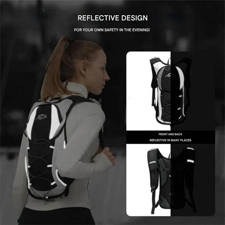 Vielseitiger Outdoor-Rucksack, leicht, wasserdicht und mit Trinksystem für alle Abenteuer.