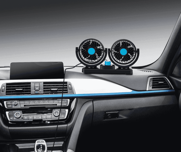 Komfortabler 12V Auto Lüfter mit Geruchsneutralisierer. Frische Luft & Kühlung für alle Fahrten im Auto.