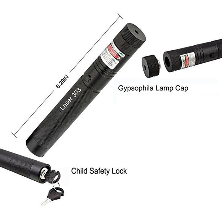 Grüner Laserpointer PrecisionBeam, perfekt für Hobby und Astronomie-Enthusiasten zur Sternenbeobachtung.