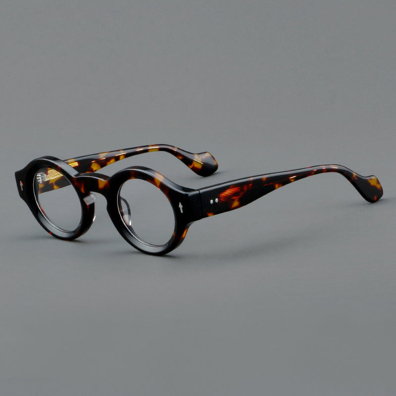 Elegante Vintage Unisex-Brillenfassung, leicht und anpassbar. Perfekt für Sehstärke mit stilvollem Look.