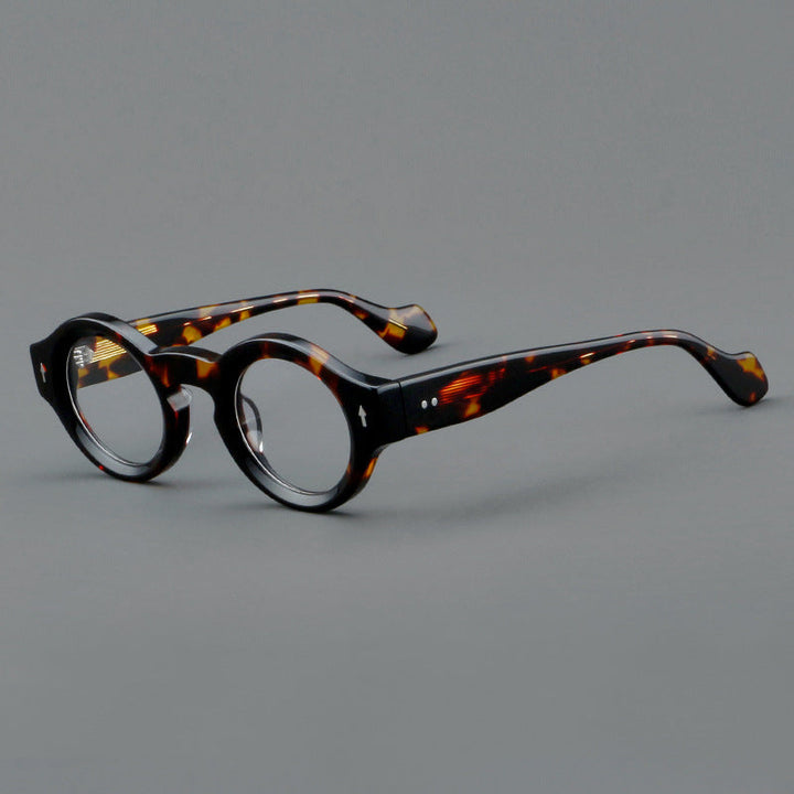 Elegante Vintage Unisex-Brillenfassung, leicht und anpassbar. Perfekt für Sehstärke mit stilvollem Look.
