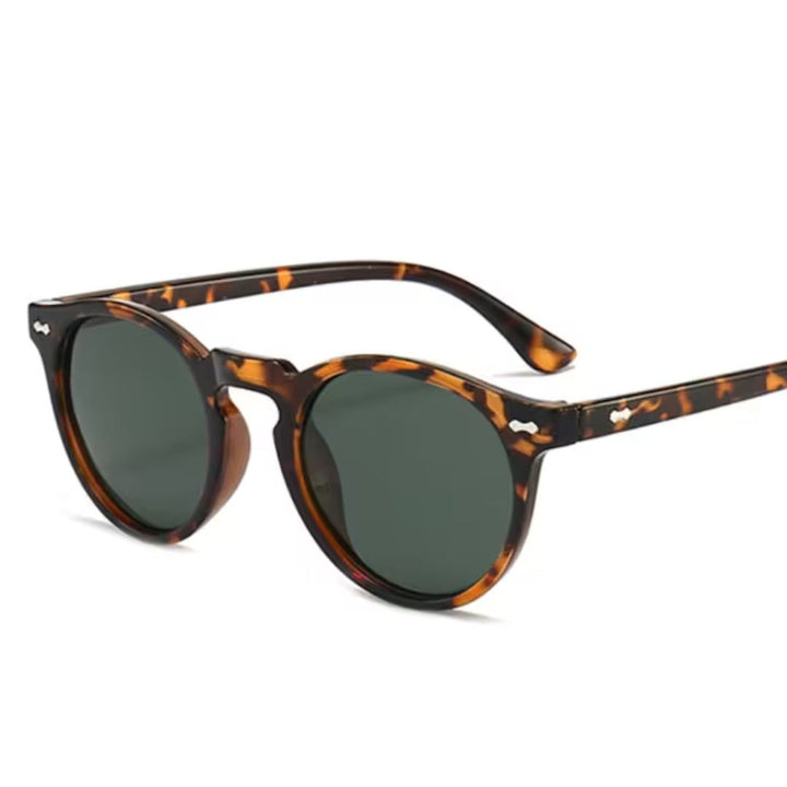 Runde Designer-Sonnenbrille für Damen & Herren, polarisiert und mit vollem UV400 Schutz.