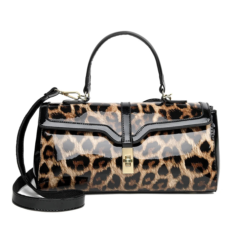 Damen Abendtasche: Luxuriöse Handtasche mit dezentem Blumenmuster & sicherer Reißverschluss Tasche.