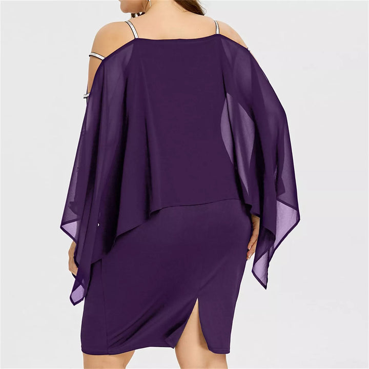 Trendiges Off-Shoulder Plus Size Kleid mit Spitze, schmeichelhaft & perfekt für Events.