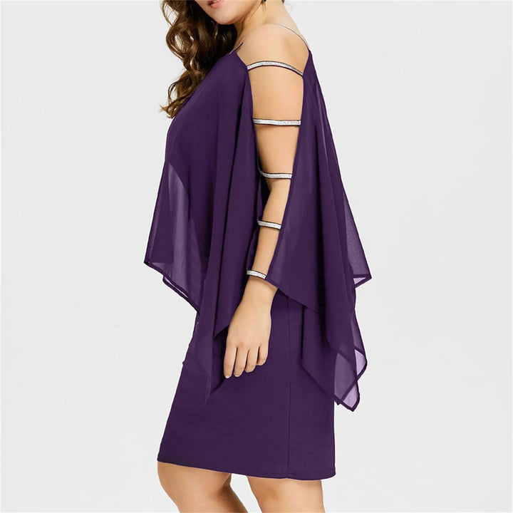 Romantisches Off-Shoulder Spitzenkleid für Damen Plus Size, schmeichelhaft & stilvoll.