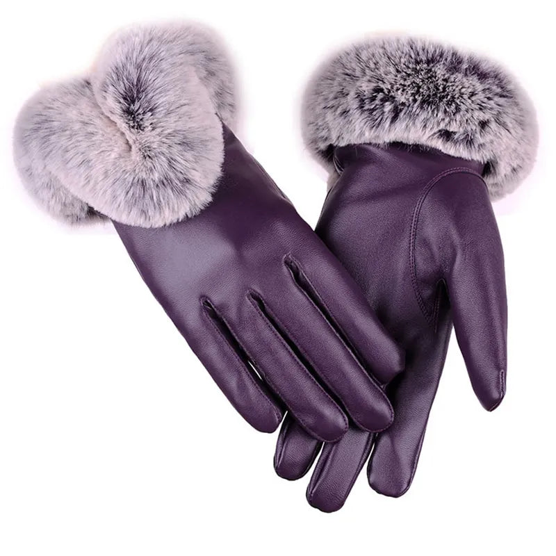 Warme, stilvolle Damen Winterhandschuhe, ideal für kalte Tage. Kuschelig und bequem.
