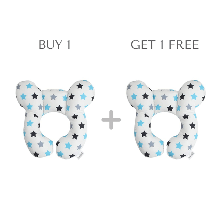 Ergonomische Nackenstütze Baby, gewährleistet sicheren Schlaf und Komfort im Babybett.