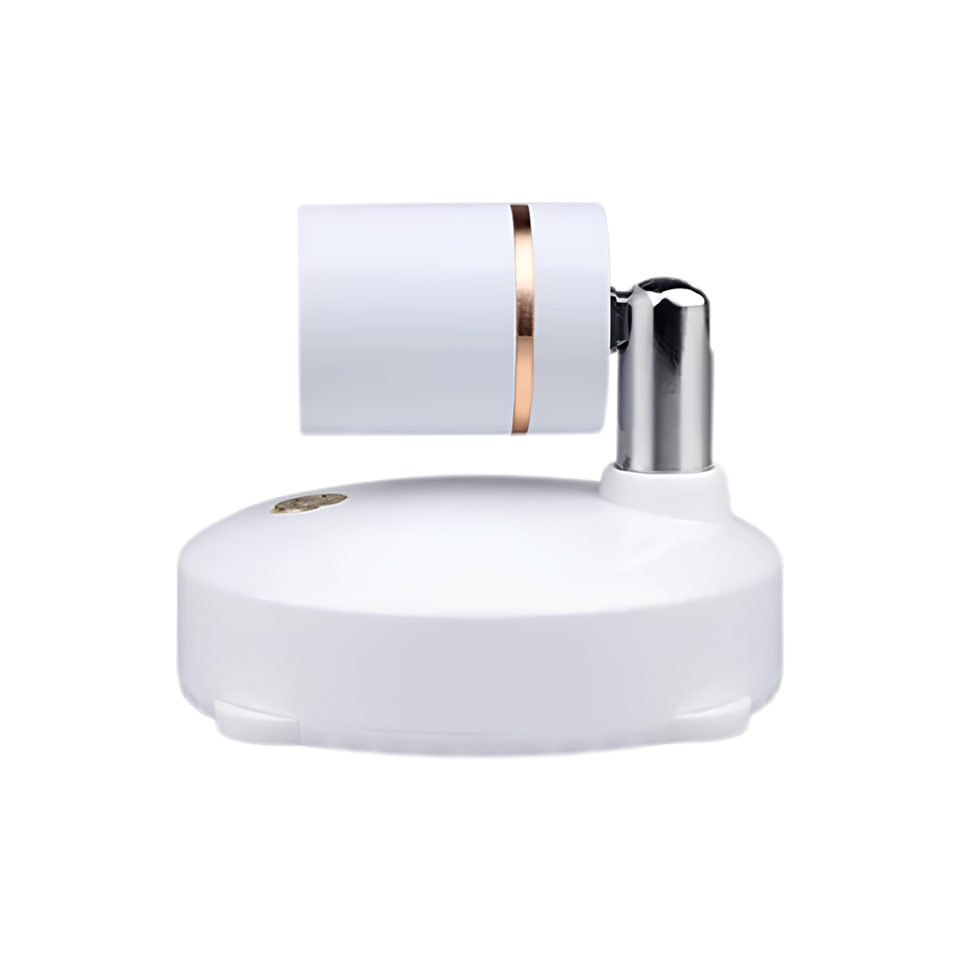 Kabelloser LED-Spot 2er Set, warmes, dimmbares Licht per Fernbedienung. Ideal für Akzentbeleuchtung.
