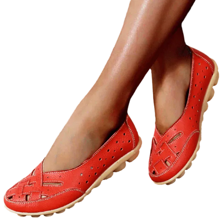 Damen Orthopädische Sandalen mit Gel-Dämpfung für maximalen Komfort und Fußstütze.