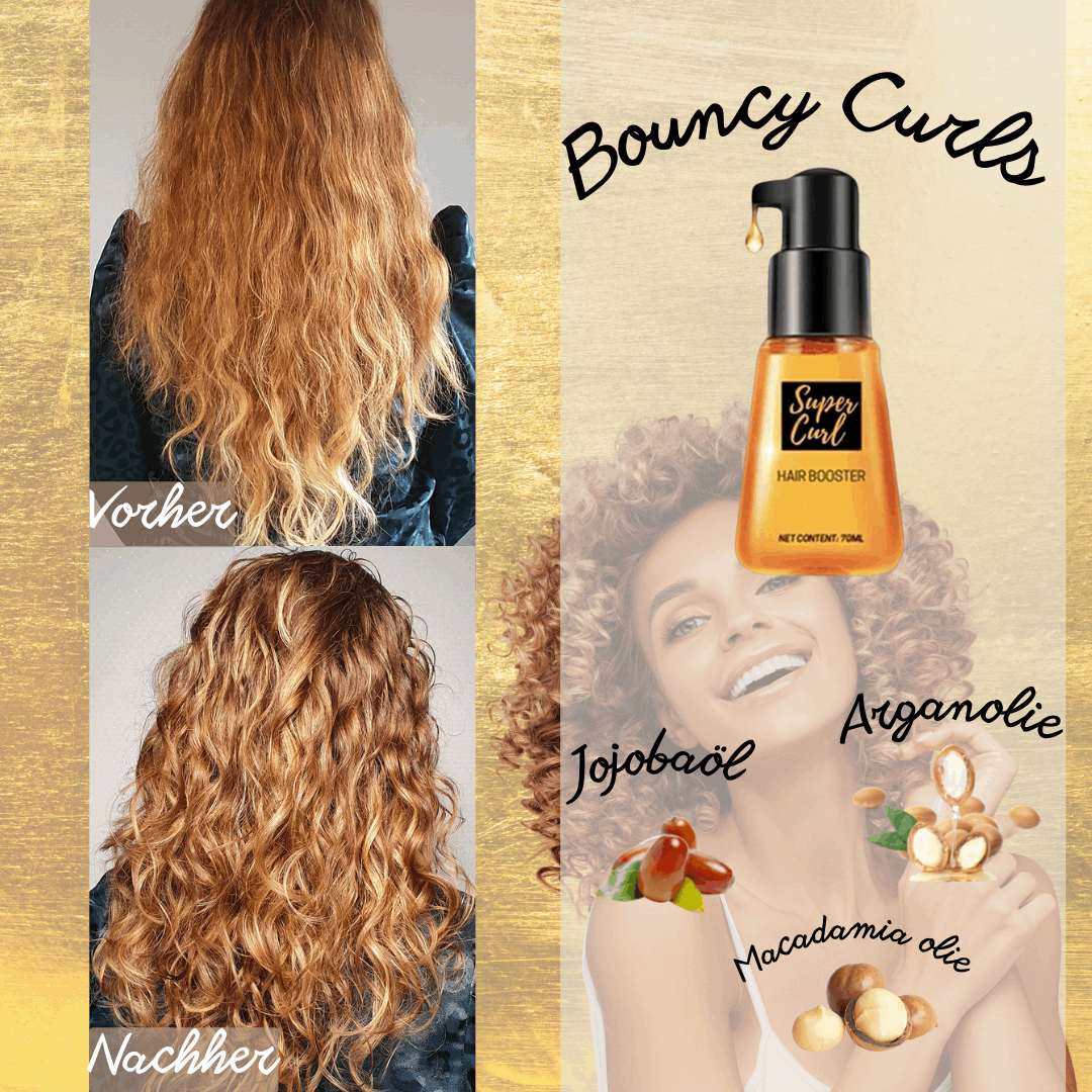 Locken Serum für definierte Curls, Anti-Frizz & gesunden Glanz. Pflegt lockiges Haar mit natürlichen Ölen.