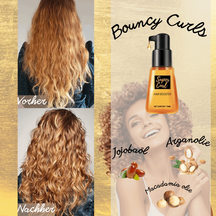 Locken Serum für definierte Curls, Anti-Frizz & gesunden Glanz. Pflegt lockiges Haar mit natürlichen Ölen.