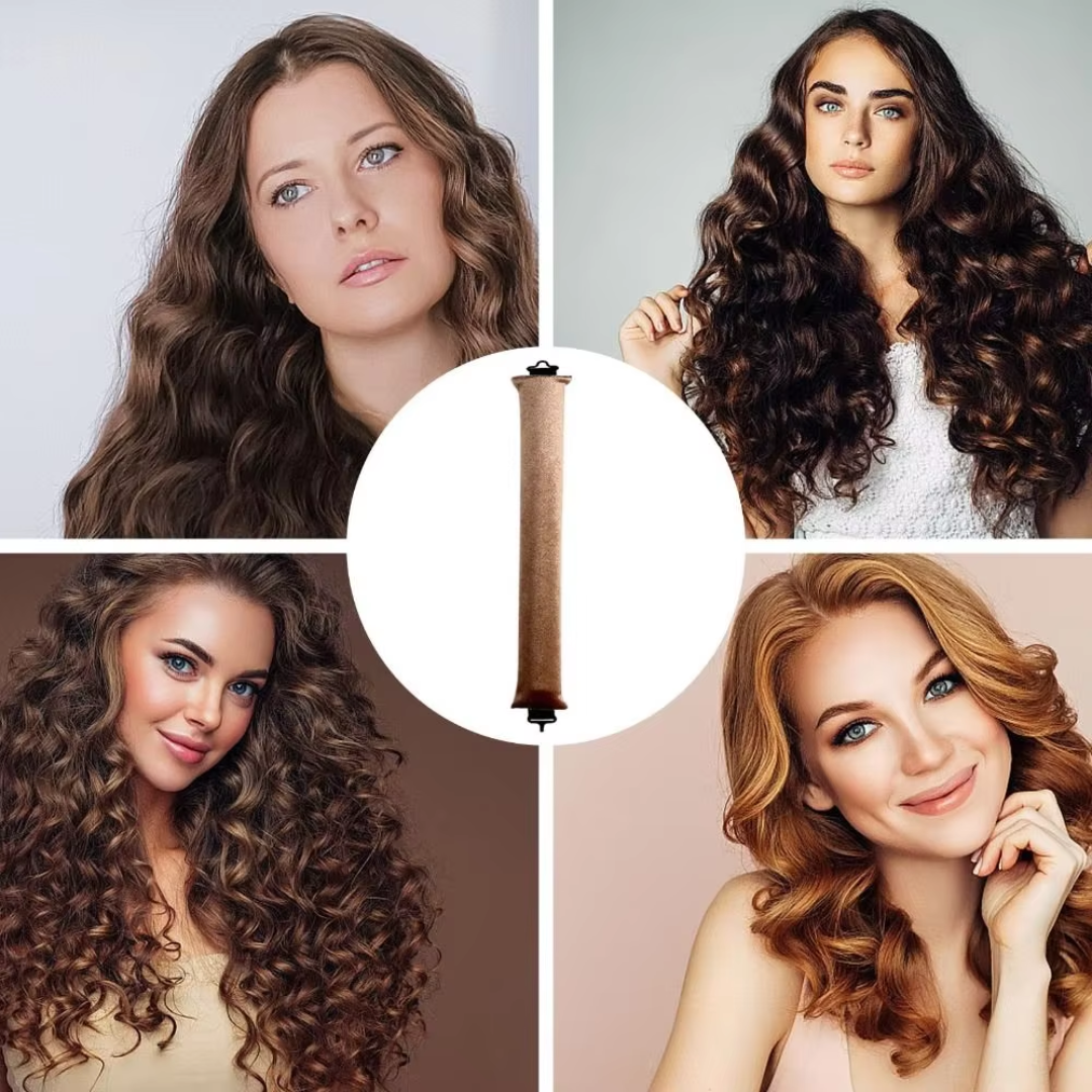 Hitzefreies Lockenband für einfaches Haarstyling; weiche Locken über Nacht.