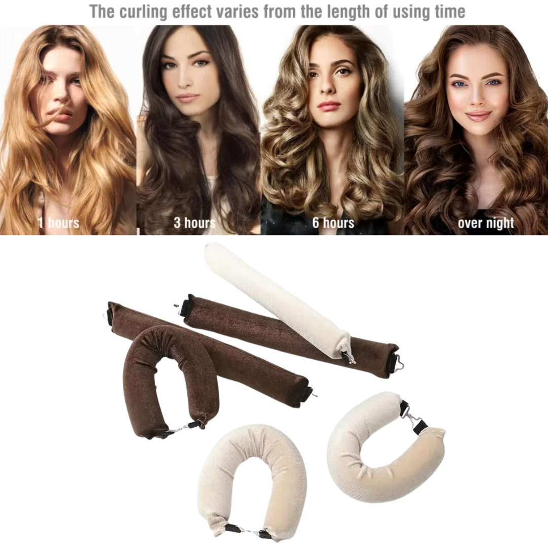 Bequemes Damenzubehör für schnelle, hitzefreie Locken; schönes, gesundes Haar.