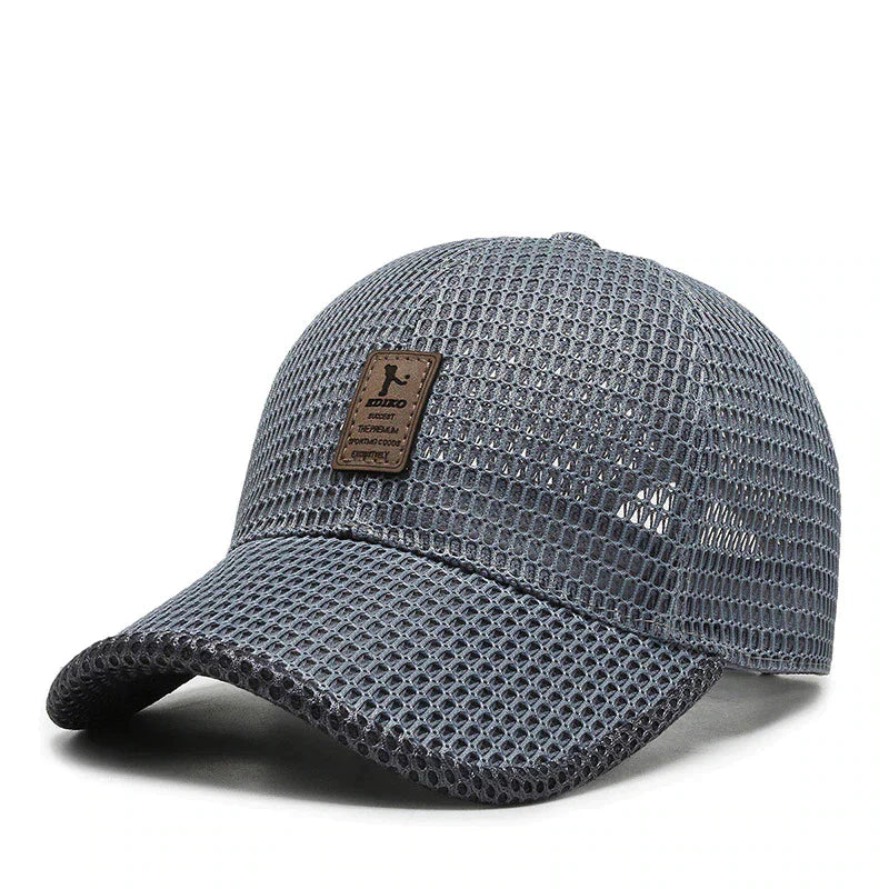 Khaki Unisex Sommerkappe, belüftet und leichtgewichtig, mit Sonnenschutz für Freizeit & Sport.